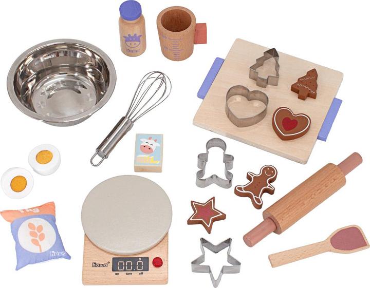 Image du produit Howa Accessoires de cuisine pour enfants Kit pâtisserie en bois 19pcs 4896