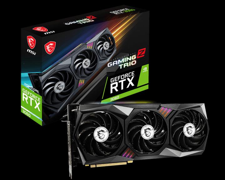 Image du produit MSI GeForce RTX 3060 GAMING Z TRIO 12G (12 Go)