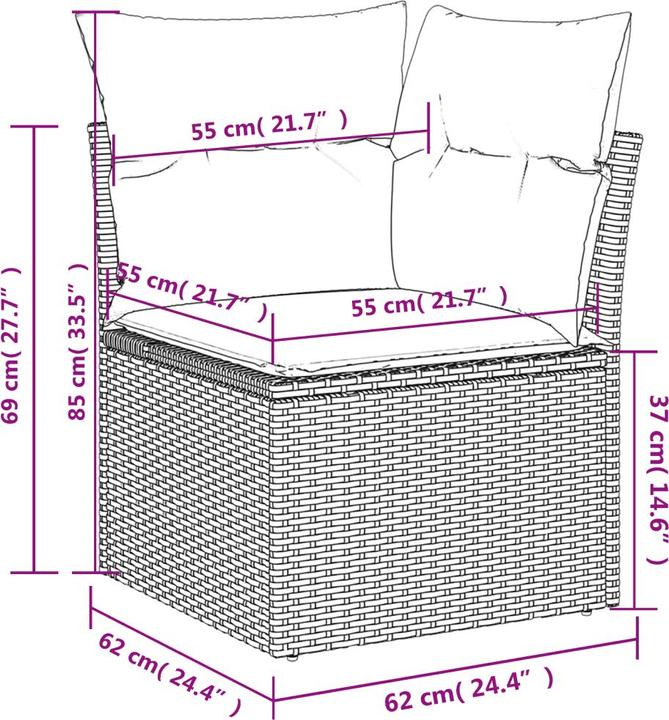Actual product image VidaXL Shannah