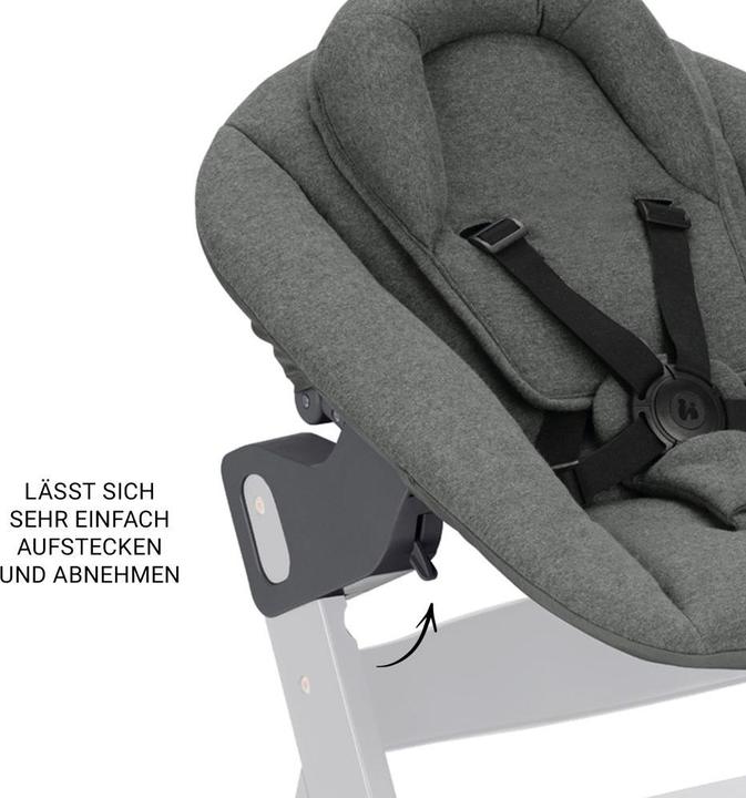 Actual product image Hauck Highchairs Beta Plus Natural 5-piece Newborn Set - Highchair + (Highchair)