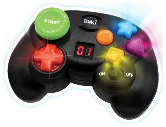 Immagine prodotto Buki France 6209 Manette elettroniche per bambini con memoria sonora per bambini da 6 anni in su (Inglese, Olandese)