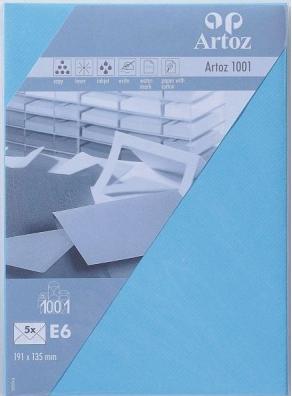 Actual product image Artoz 1001 envelopes azure (E6, 5 x)