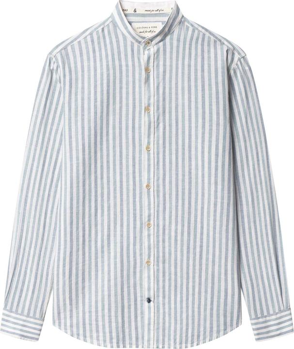 Colours & Sons Leinenhemd Shirt-Linen Blend Stripes (XL)