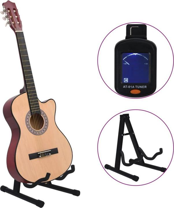 Actual product image VidaXL Noll (Western guitar, Lime wood)