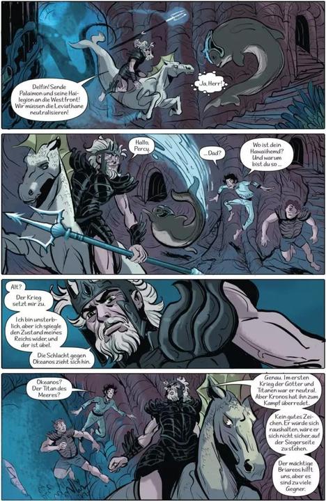 Actual product image Percy Jackson (Comic) 5: Die letzte Göttin (German, Rick Riordan., Robert Venditti, 2021)