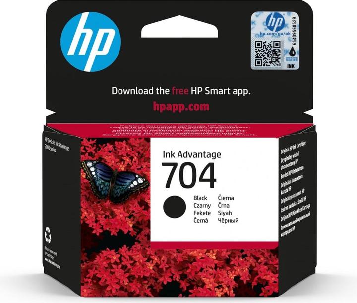 Produktbild HP 704 - Schwarz - Original - Tintenpatrone (BK)