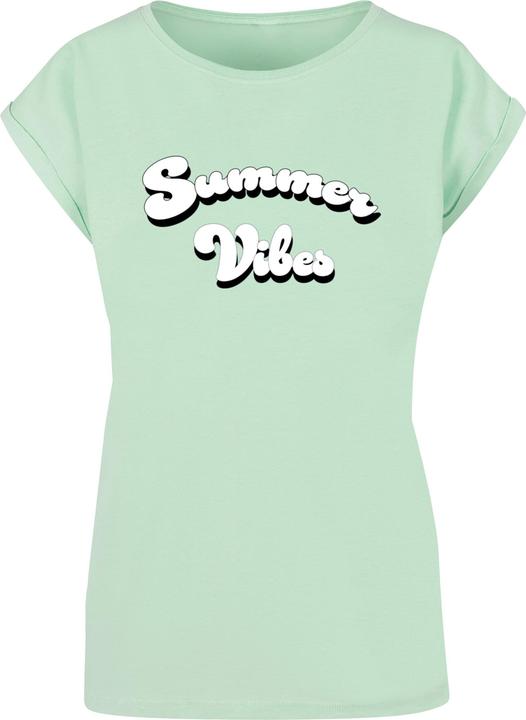 Merchcode Ladies Summer Vibes Extended Shoulder Tee - 112619 (S)