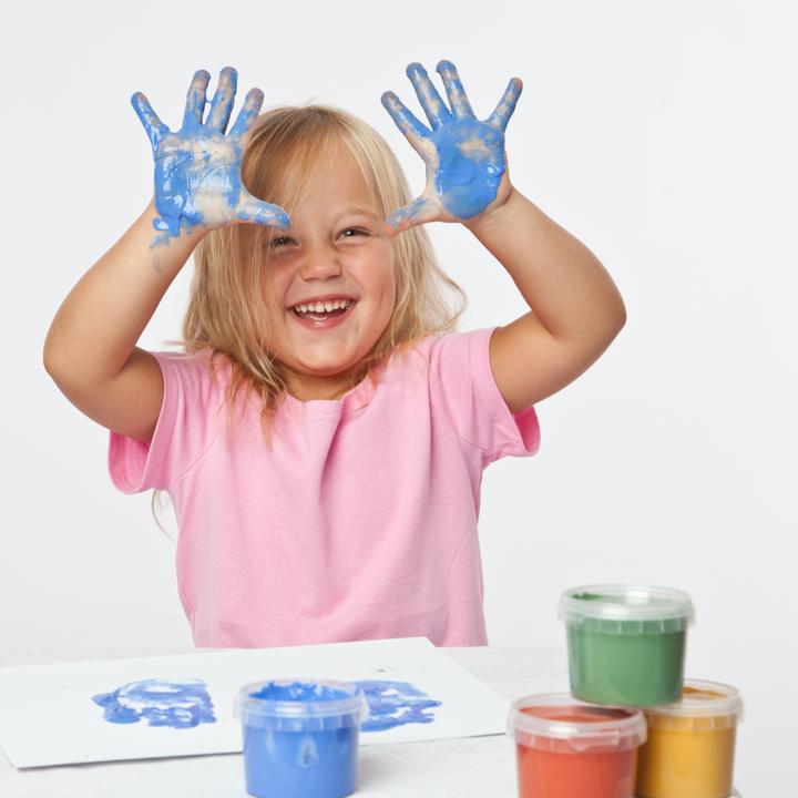 Actual product image Grünspecht Bio-Fingermalfarbe (Multicolor, 480 ml)