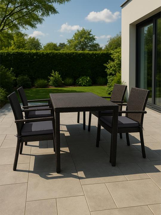 Actual product image Aspero 4 Stuhlkissen 40x40 cm Lucca - 9691 (40 x 40 x 5 cm)