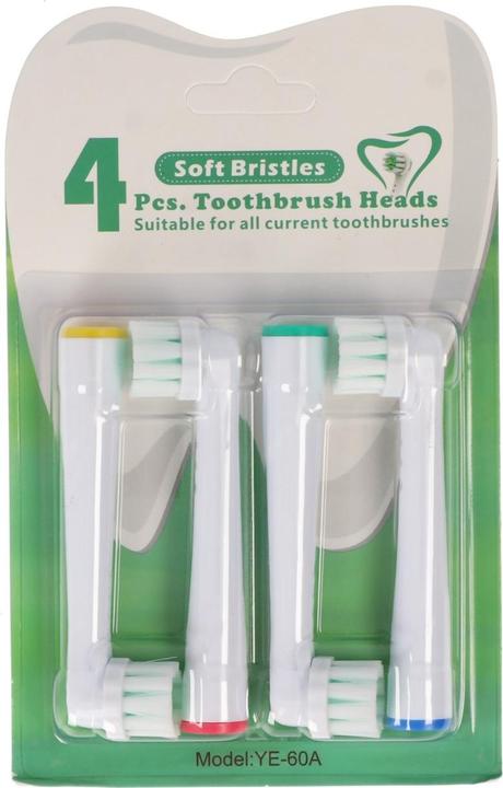 Produktbild AccuCell Zahnbürstenkopf Gum Care für elektrische Zahnbürsten von Oral-B, 4 Stück (4 x)
