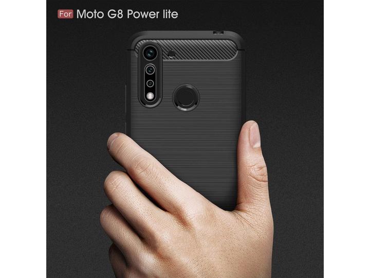 Immagine prodotto Screenguard Motorola Moto G8 Power Lite Cover Carbon Brushed Soft TPU (Motorola Moto G8 Power Lite)