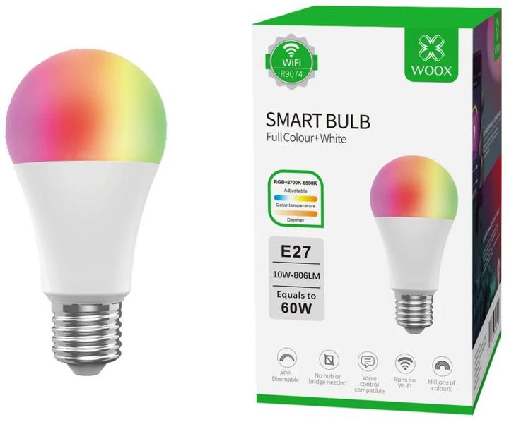 Image du produit Woox Ampoule (E27, 10 W, 806 lm, 1 x, G)