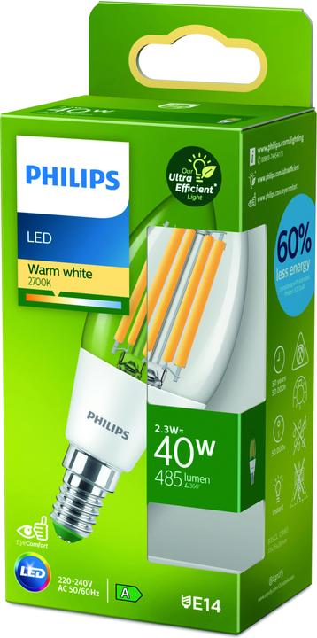 Produktbild Philips LED Classic (E14, 2.30 W, 485 lm, 1 x, A)