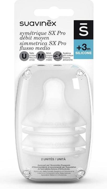 Immagine prodotto Suavinex Tettarella in silicone SX Pro 2 Pack Teat M