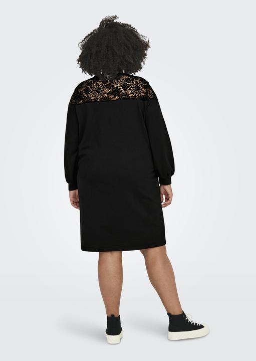 Image du produit Only Robe curvy en dentelle à manches longues (S)