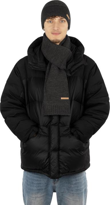 Produktbild Normani Winterset „Montreal“ mit Mütze und Schal Dunkelgrau meliert (One Size)