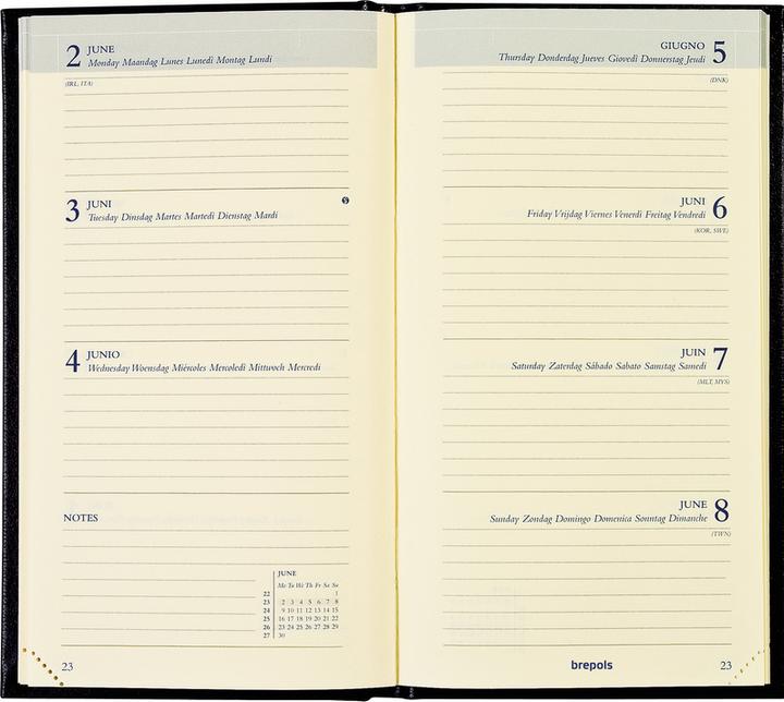 Immagine prodotto Brepols Agenda Interplan Sunrise 2025 26.3.1475 1W/2S assortiti. ML 9x16cm (9 x 16 cm, Olandese)
