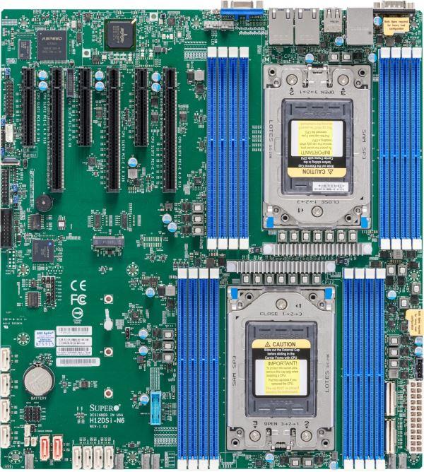 Produktbild Supermicro Motherboard H12DSI-N6 (bulk pack) (SP3, E-ATX)