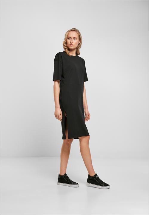 Actual product image Urban Classics Ladies Organic Oversized Slit Tee Dress (3XL)