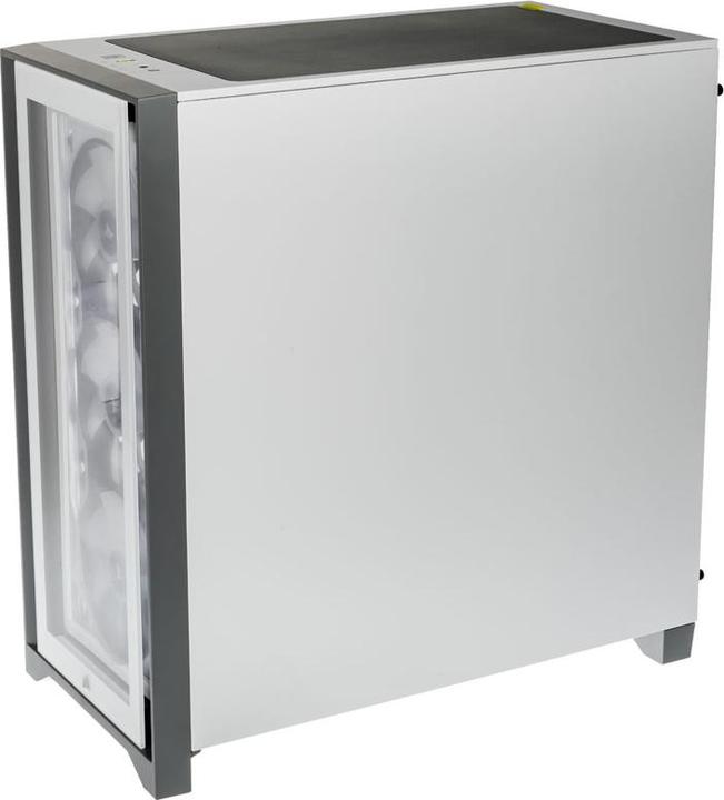 Produktbild Corsair iCUE 4000X RGB Mid-Tower White-Gehäuse aus gehärtetem Glas (ATX, mATX, Mini-ITX, E-ATX)