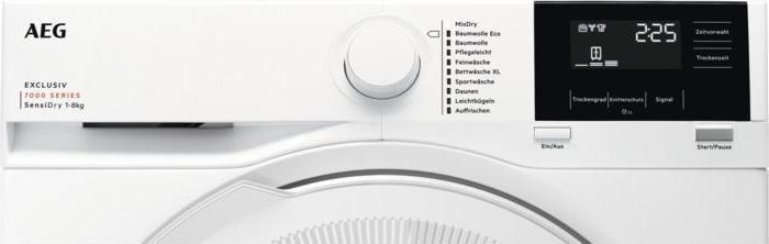 Produktbild AEG TR7T60589 wasdroger Vrijstaand Voorbelading 8 kg A++ Wit (8 kg, Rechts)