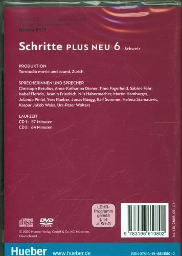 Actual product image Schritte Plus Neu 6 B1.2 : Audio-CDs und DVD zum Kursbuch (German, Collectif, 2020)