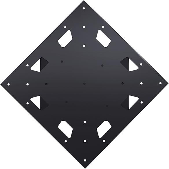 Produktbild b-tech BT7550 - Drehbare Klapphalterung - Schwarz - 70 kg - 200 x 200,400 x 400 mm - 16 (Wand, 65", 70 kg)