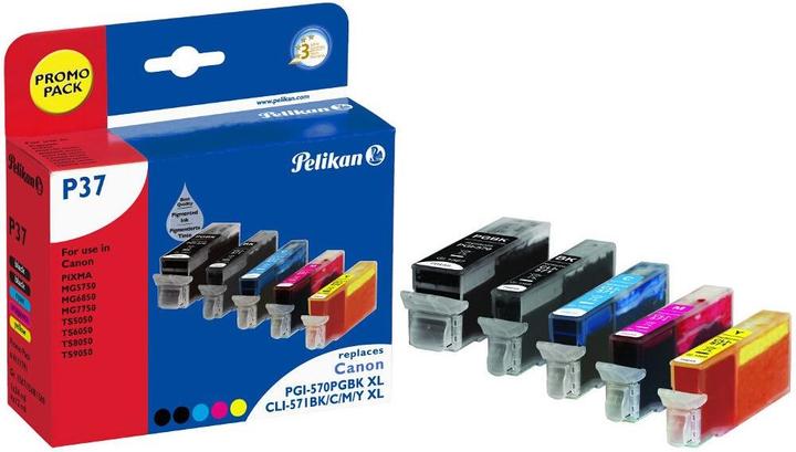 Pelikan P37 Multipack (M, C, PBK, FC, Y)