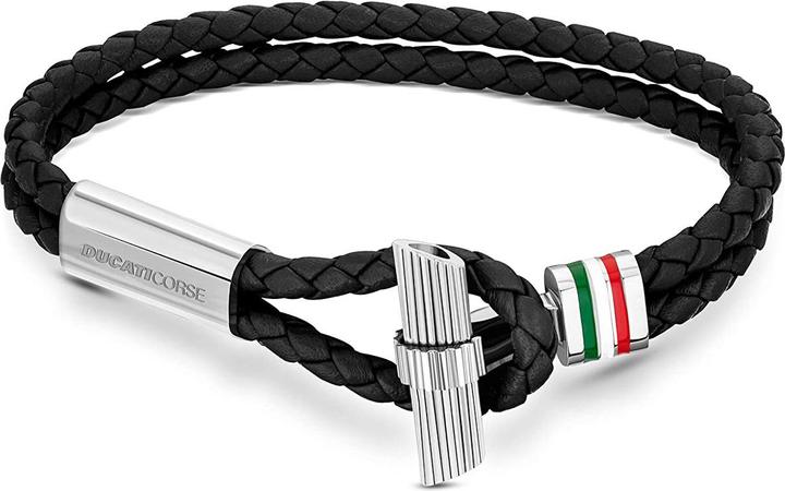 Ducati Collezione T Armband (20 cm, Leder)
