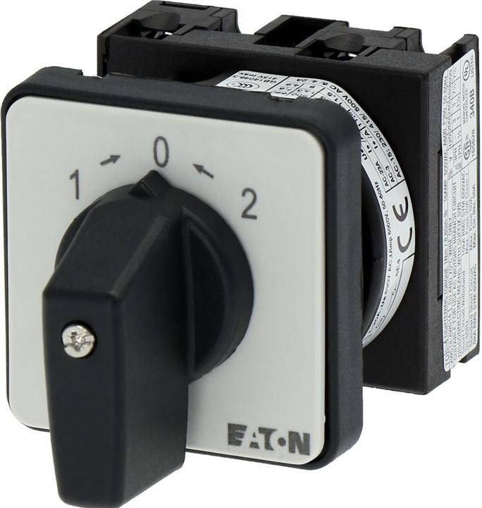 Produktbild Eaton T0-1-8214/E Umschalter 019863 Kont2 20A 2>0 1 45° tastend Einbau