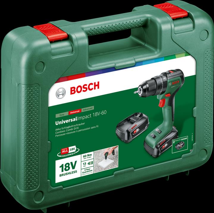 Actual product image Bosch Home & Garden UniversalImpact 18V-60 (Rechargeable battery operated)