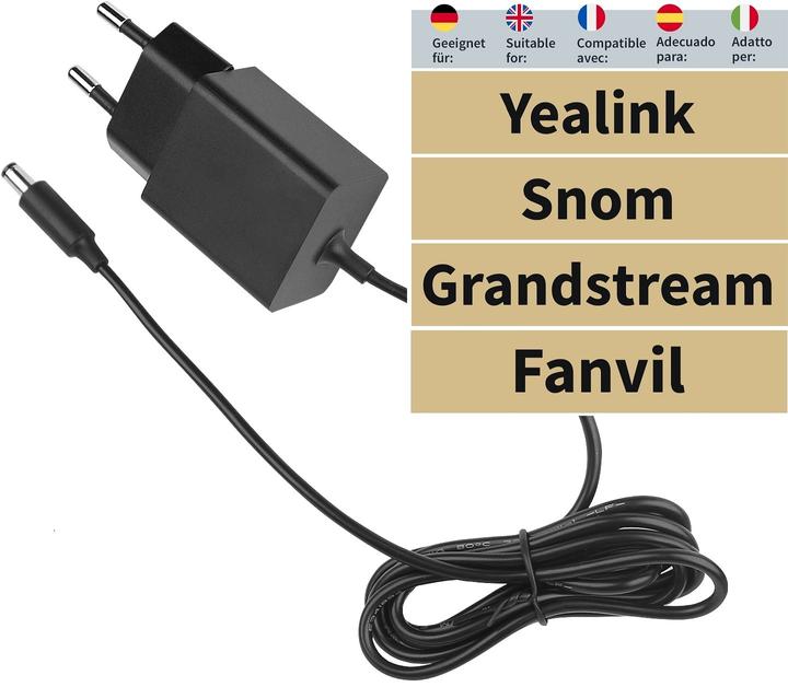 Actual product image Gequdio HN-Power power supply compat. for Yealink,Snom,FAV