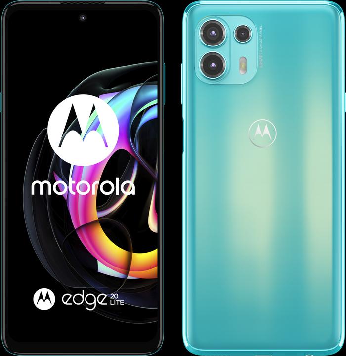 Immagine prodotto Motorola Edge 20 Lite (128 GB, Verde Laguna, 6.67", Doppia SIM Ibrida, 108 Mpx, 5G)