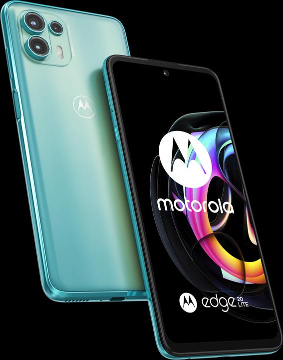 Immagine prodotto Motorola Edge 20 Lite (128 GB, Verde Laguna, 6.67", Doppia SIM Ibrida, 108 Mpx, 5G)