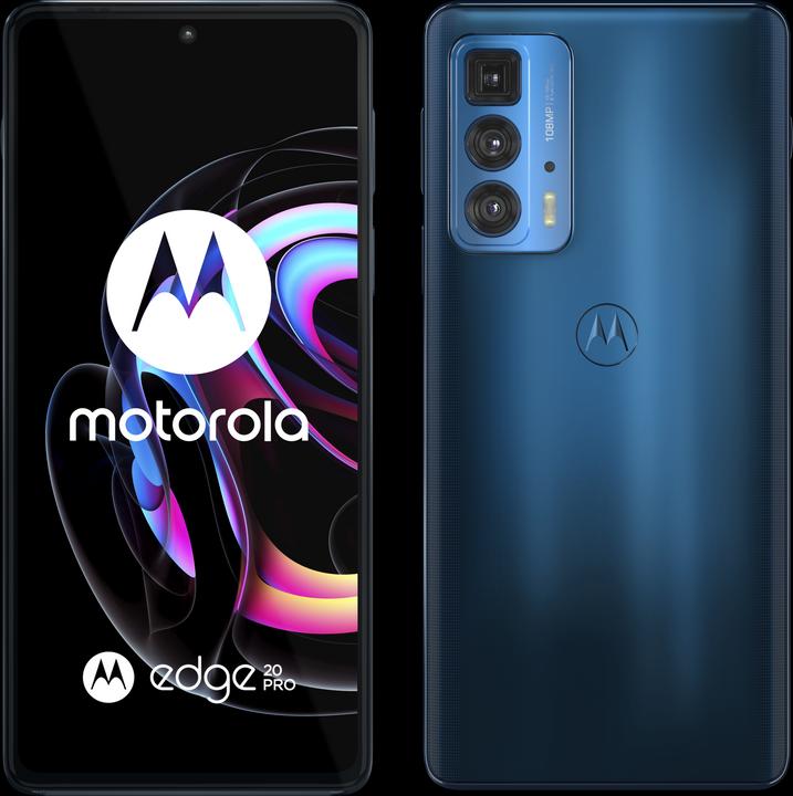 Immagine prodotto Motorola Edge 20 Pro (256 GB, Midnight Blue, 6.70", Doppia SIM, 108 Mpx, 5G)