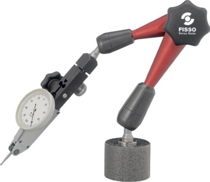 Actual product image Fisso Magnetic measuring stand STRATO-LINE Operating radius 200 mm Total height 310 mm Holding force 400 N