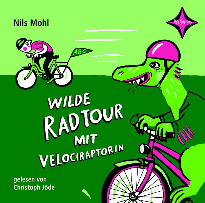 Wild bike ride with Velociraptorin (Christoph Jöde, Nils Mohl, Halina Kirschner, German)