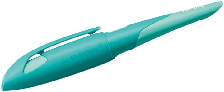 Actual product image STABILO Ergonomic school fountain pen for right-handers with standard nib M - EASYbirdy Pastel (Mint, Green, 1 x)