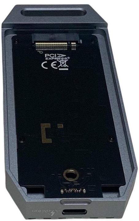 Actual product image LC-Power USB4 C housing for M.2 SSD Gen.3x2,for NVMe M.2 SSD (M.2)