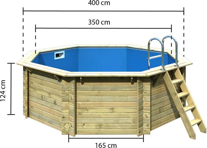 Actual product image Karibu Model 1 (358 x 358 x 124 cm)