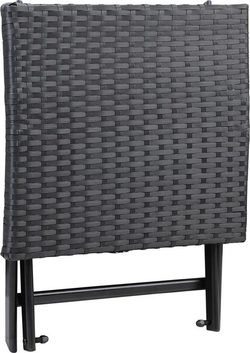 Actual product image Casaria Poly Rattan Foldable Stool