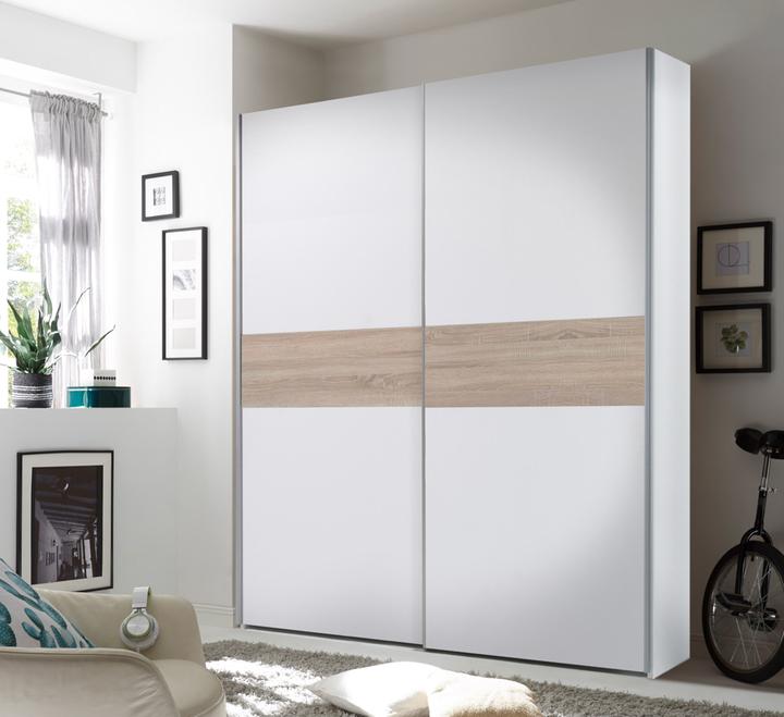 Produktbild Schlafkontor Puls Kleiderschrank Holzwerkstoff Dekorfolie 2 Türen 170x195x59 cm