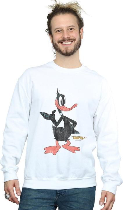 Immagine prodotto Looney Tunes Daffy Duck Distressed Felpa Uomo (S)