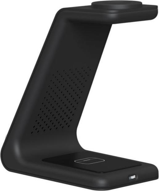 Actual product image Tech-Protect Cover wireless charger A8 3in1, black (10 W)