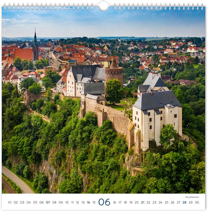 Image du produit Kalender Burgen und Schlsser Sachsen 2026 (30 x 30 cm, Allemand)