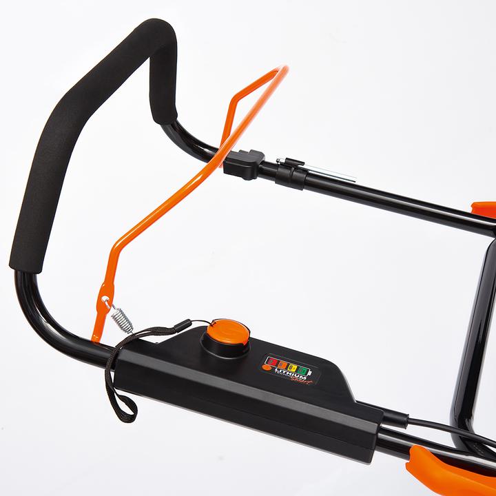 Actual product image Daewoo Power Products Cordless lawn mower (Rechargeable battery operated)