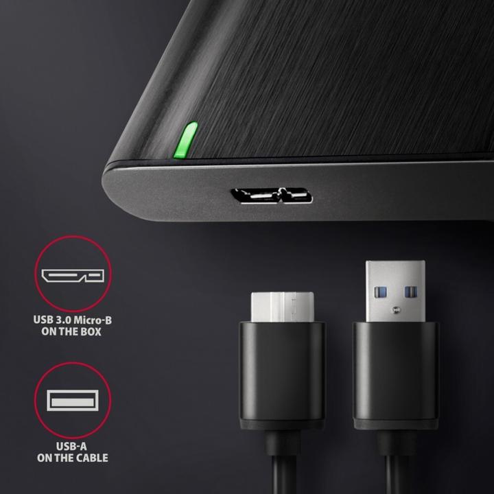 Produktbild Axagon EE25-A6M USB3.0 - SATA 6G 2.5" externes Festplattengehäuse (2.5")