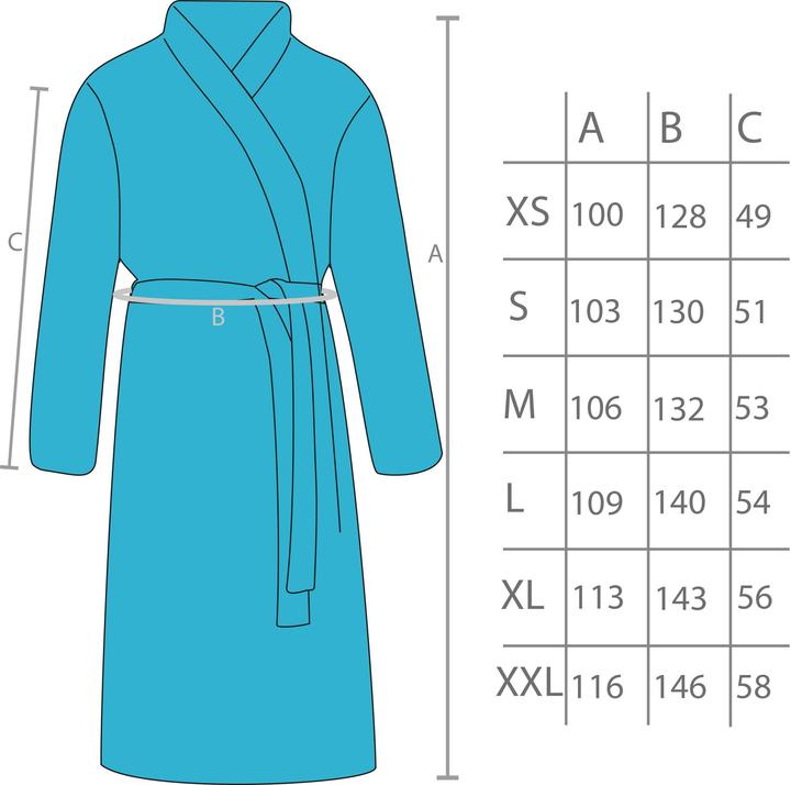 Actual product image Normani Ladies Waffle Piqué Kelin Bathrobe (S)