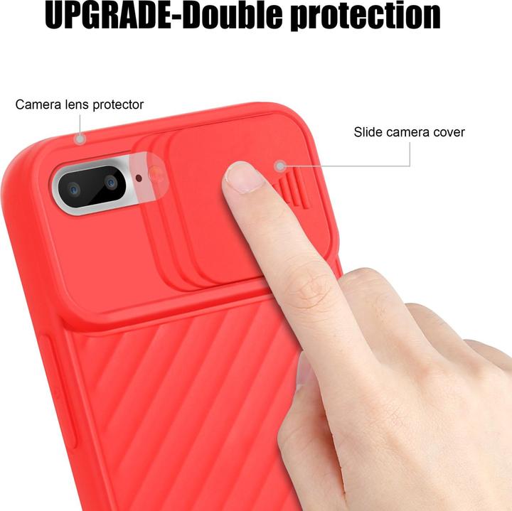 Produktbild Cadorabo TPU Cover mit Kamera Schutz (Apple iPhone 7 Plus, Apple iPhone 7s Plus)