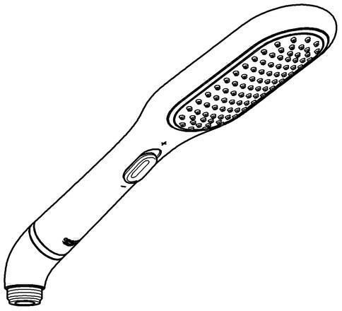 Immagine prodotto Grohe Doccetta Rainshower Eco 120 27274000 cromo (2 Tipi di raggi, 9 l/min)